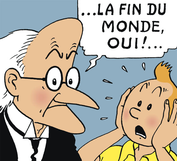 Extrait de Tintin, l’étoile mystérieuse