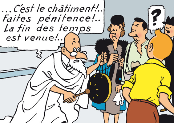 Extrait de Tintin, l’étoile mystérieuse
